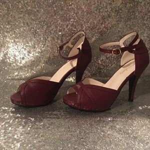 Maroon High heels